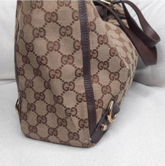 Authentic Gucci GG Monogram Supreme Abbey Canvas Large Tote Bag - Picture 5 of 12